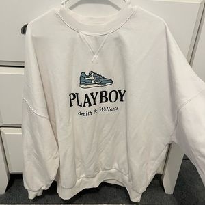 Fun playboy oversized crew neck